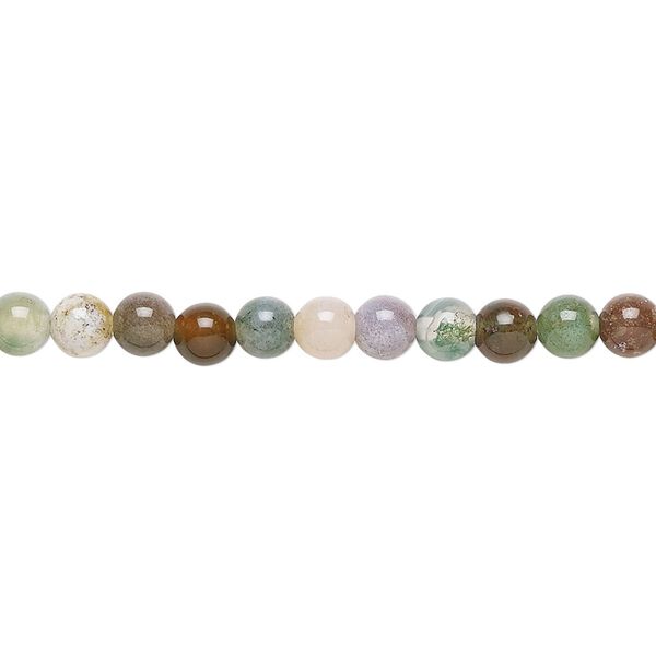 Fancy jasper 1pkg1, round bead natural 15.5-16 inch 4mm image number 0