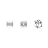 Bead 1pkg144 crystal urban grey, Swarovski&reg;, 6mm cube 5601 image number 0