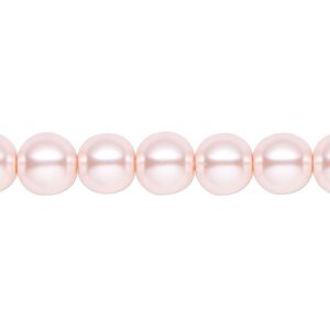Pearl 2pk rosaline, Celestial Crystal® 8mm round 15.5-16 inch