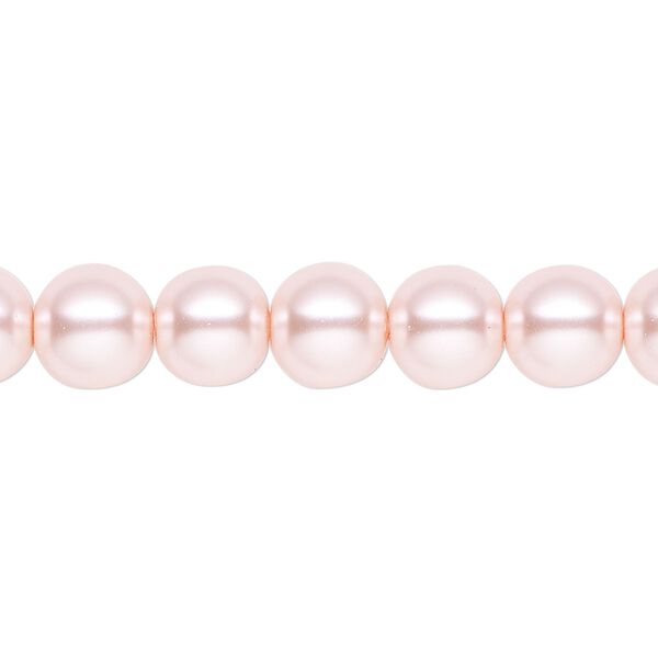 Pearl 2pk rosaline, Celestial Crystal® 8mm round 15.5-16 inch image number 0