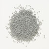 Seed bead, Preciosa Ornela Czech glass, 1pkg50g, 2.8-3.2mm rocaille, opaque matte terra dyed moonstone chalkwhite (06442) image number 1