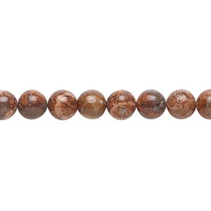Leopardskin jasper 1pkg1, round bead natural 15.5-16 inch 6mm