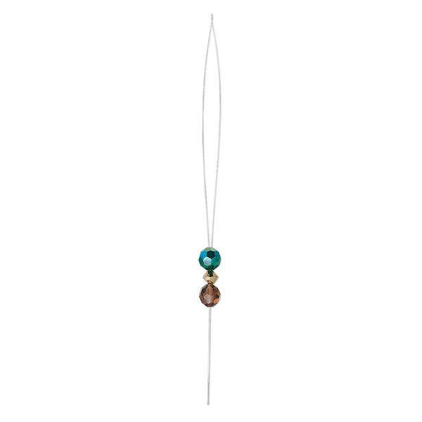 Needle, Igolochkoy™, stainless steel, flexible and magnetic, 4 inches. Sold individually. image number 0
