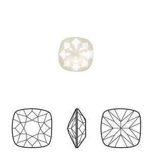 Fancy stone 2pk crystal linen ignite, Crystal Passions® 10mm cushion 4470