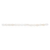 Mother-of-pearl shell 1pkg1, flat oval bead 15 inch white 14x10mm-15x10mm image number 1
