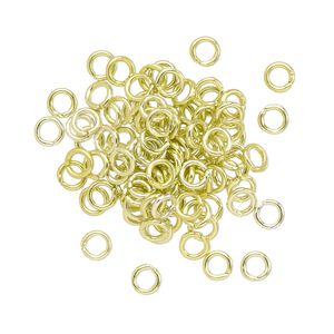 Jump ring, anodized aluminum, light green, 4mm round, 2.4mm inside diameter, 20 gauge. Sold per pkg of 100.