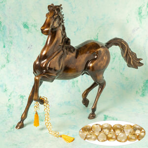 Citrine 1pkg1, hand-cut top-drilled faceted puffed teardrop bead, 8 inch 10x9mm-11x11mm