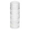 Organizer jar, Space Saver, plastic, clear, 2 x 1-1/4 inches. Sold per 5-piece set. image number 1
