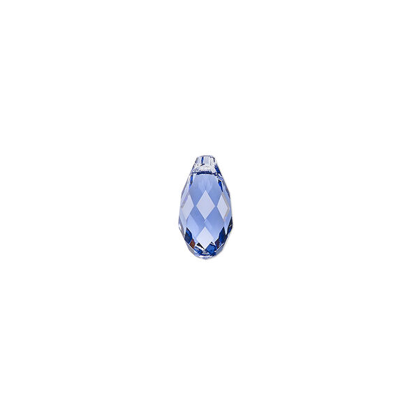 Briolette 2pk tanzanite, Crystal Passions® 11x5.5mm pendant drop 6010 image number 0