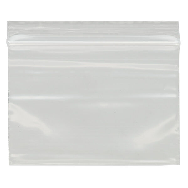 Bag, Tite-Lip™, plastic, clear, 3x2-inch side zip. Sold per pkg of 1,000. image number 1