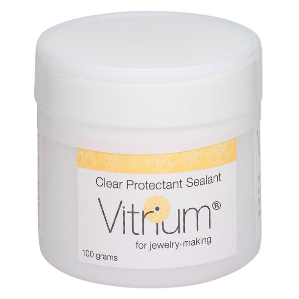 Sealant, Vitrium®, pkg/100g jar, high-gloss white. image number 0
