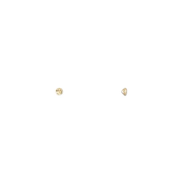 Citrine 1pkg4, hand-cut faceted round gem 1.5mm image number 0