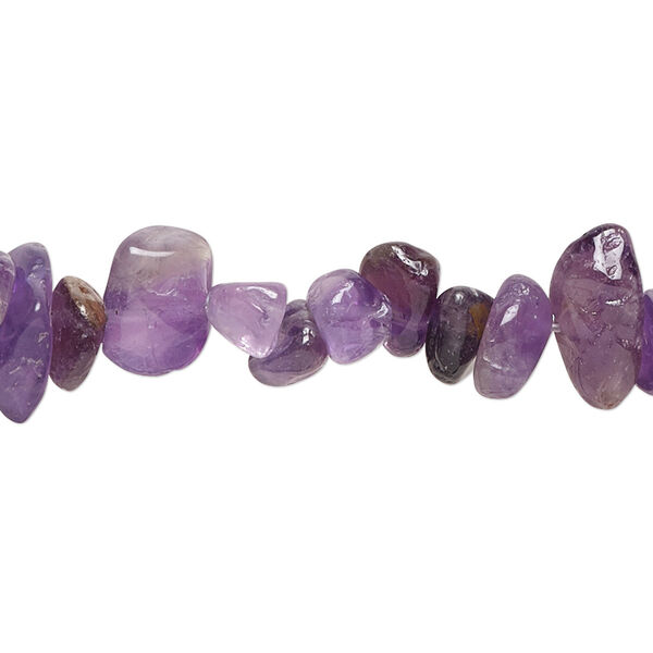 Bead 1pk amethyst, natural, small to medium chip 32 inch image number 0