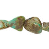 Turquoise 1pkg1, tumbled nugget bead, 15 inch small to large / green-brown image number 0