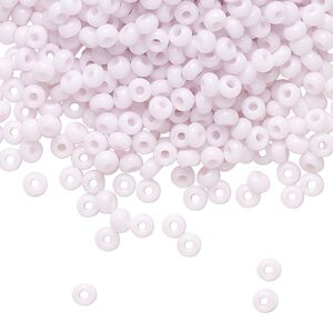 Seed bead, Preciosa Ornela Czech glass, pkg/500g, #8 rocaille, opaque pink, (73420).