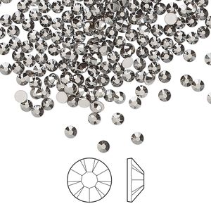 Flat back 1440pk crystal Biarritz foil back, Preciosa MAXIMA Czech crystal rhinestone 2.5-2.7mm chaton rose round SS9