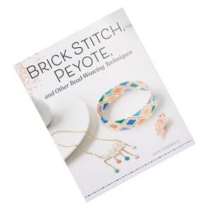 Book 1pkg1, &ldquo;Brick Stitch, Peyote, and Other Bead-Weaving Techniques&rdquo; by Lucie Fossemalle.
