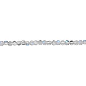 Rainbow moonstone 1pkg1, hand-cut round bead natural 15.5-16 inch 2-3mm