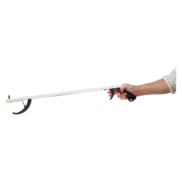 Grabber tool aluminum plastic, 1pk Norco&reg; FeatherLite&trade; Reacher, 26 inch silver black orange image number 1