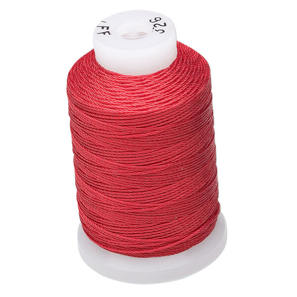Thread, Purely Silk™, red, size FF. Sold per 115-yard spool. image number 0