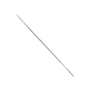 Needle, Beadalon®, stainless steel, pkg/4, 2-1/4 inches, 0.58mm width, big-eye.