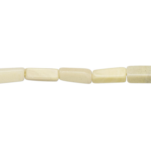 Peridot "jasper" 1pkg1, hand-cut square tube bead natural C grade, 13 inch 7x3mm-11x5mm image number 0
