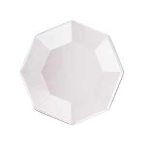 Focal, Vintage Crystal™, crystal, crystal clear, 30mm undrilled faceted octagon. Sold individually.