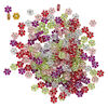 Bead mix, acrylic, mixed colors, 10x10mm flower. Sold per 75-gram pkg, approximately 200 beads. image number 1