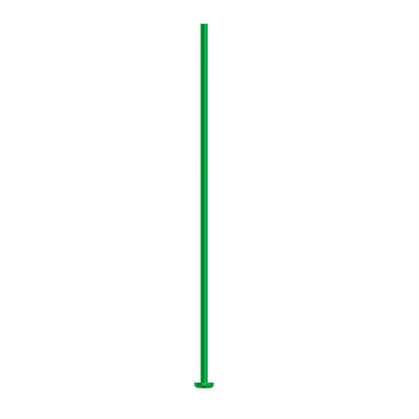 Head pin, niobium, green, 1-1/2 inches, 21 gauge. Sold per pkg of 10. image number 0