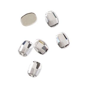 Flat back 6pk crystal foil back, Crystal Passions® 8mm graphic 2585