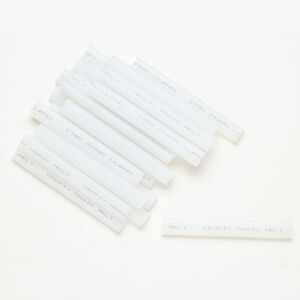 Hot glue stick 1pkg20, adhesive, clear, 13x7mm oval and 4 inches long.