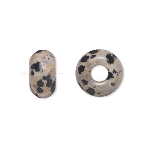 Dalmatian jasper 1pkg2, rondelle bead natural 14x8mm Dione®