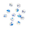 Drop 12pk crystal AB, Crystal Passions® 6mm pendant mini disk 6428 image number 1