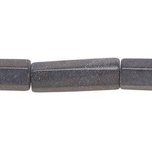 Blackstone 1pkg1, hexagon tube bead 15.5-16 inch 23x8mm-28x10mm