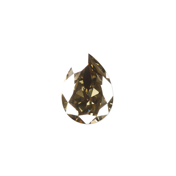 Fancy stone 1pkg48 crystal bronze foil back, Swarovski&reg;, 18x13mm pear 4320 image number 0
