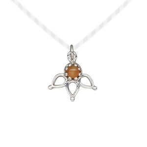 Carnelian / sterling silver 1pkg1, drop antiqued 14.5x12.5mm