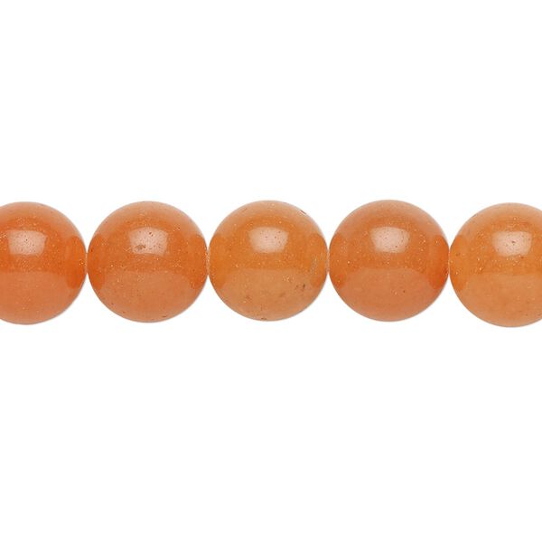 Red aventurine 1pkg1, round bead natural 15.5-16 inch 10mm image number 0