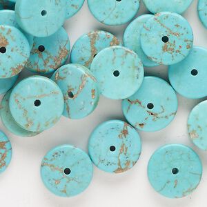 Magnesite 1pkg1, heishi bead 2 oz mix 12x3mm-12x4mm