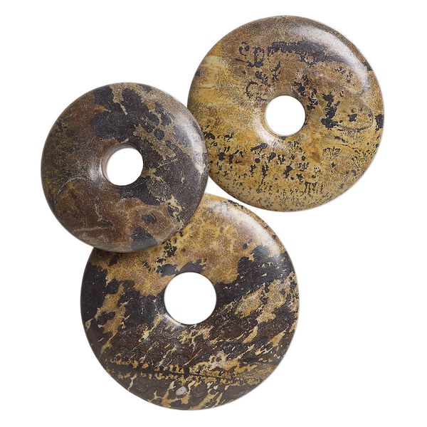 Limestone 1pkg3, donut focal natural mix 35-45mm image number 0