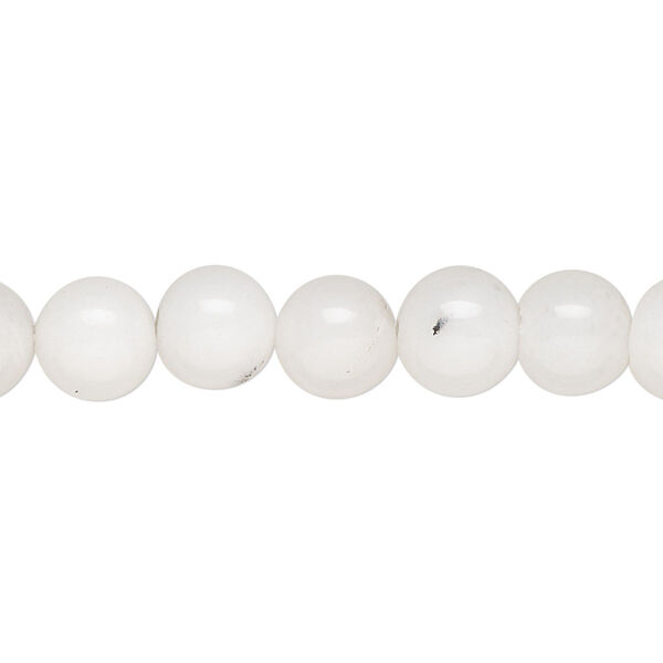 Quartz 1pkg1, round bead C grade, 15 inch 7-9mm image number 0