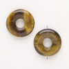 Tigereye 1pkg2, donut bead natural 30-32mm image number 1