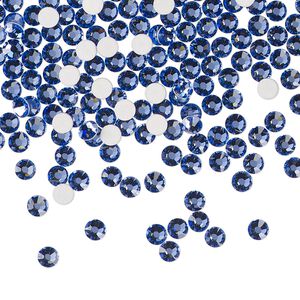 Flat back 1440pk blue violet foil back, Preciosa MAXIMA Czech crystal rhinestone 3-3.2mm chaton rose round SS12