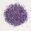 Seed bead mix, glass, 1pkg25g, #15 to #11 round, opaque and translucent multi-purple image number 1