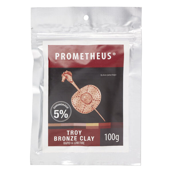 Prometheus® troy bronze clay, rapid and low fire. Sold per 100-gram pkg. image number 0