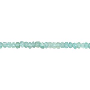 Apatite 1pkg1, hand-cut faceted rondelle bead natural 12 inch 3x1mm-4x2mm
