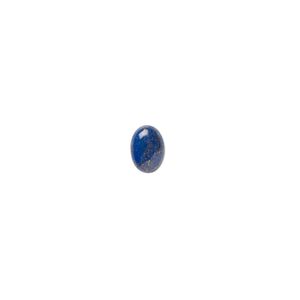 Lapis lazuli 1pkg6, calibrated oval cab natural 7x5mm