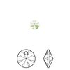 Drop 12pk peridot, Crystal Passions® Regenerated 6mm pendant mini disk 6428 image number 0