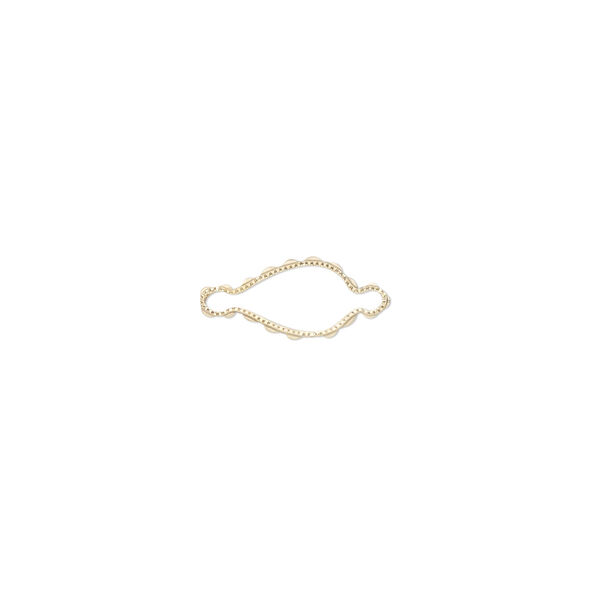 Link, Wrap-Tite®, 14Kt gold-filled, 8x5mm fancy pear setting. Sold per pkg of 2. image number 0