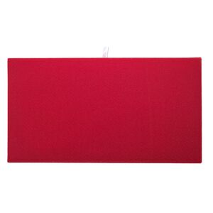 Tray insert, velvet, red, 14 x 7-3/4 inch pad. Sold individually.
