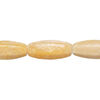 Orange calcite 1pkg1, 6-sided long oval bead, 14 inch 40x17mm-42x17mm image number 0